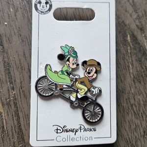 Disney Parks Mickey And Minnie Mouse Bicycle Pin